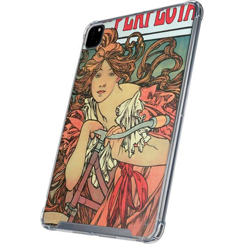 Alphonse Mucha Cycles Perfecta iPad Pro 12.9in (2020) Clear Case